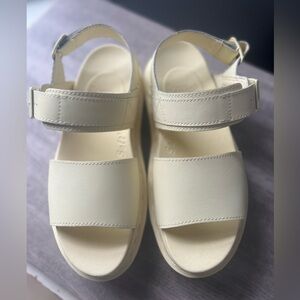 Dr. Marten Yellow Platform Sandals